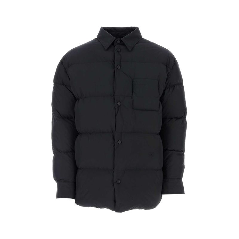 Off White Men Black Polyester Down Jacket